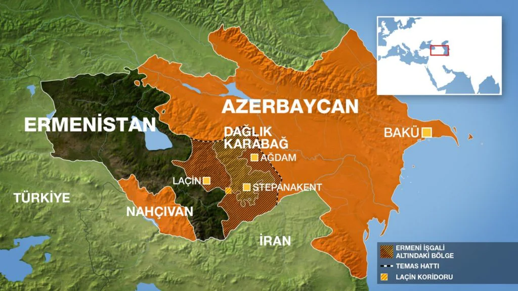 Dağlık Karabağ Harita