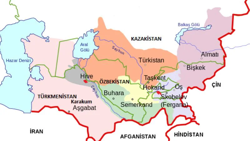 Sovyet Sosyalist Cumhuriyetler Birliği'nin (SSCB) Kurulması 2 Türkistan