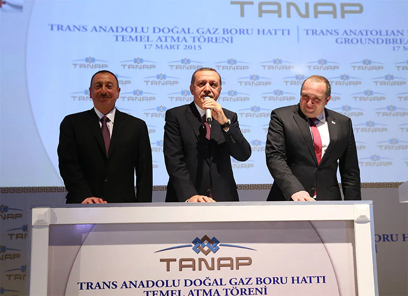 1990 Sonrası Türk Dış Politikasındaki Gelişmeler 2 Tanap Temel Atma Töreni
