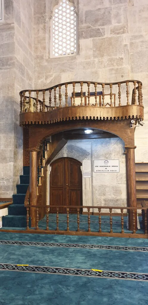 Hünkâr Mahfili 14 Yildirim Bayezid Camisinin tarihi muezzin mahfili