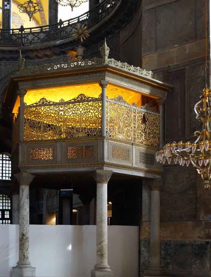 Hünkâr Mahfili 4 ayasofya camii hunkar mahfili