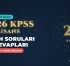 2026 KPSS Ön Lisans Tarih Soruları ve Cevapları – 27 soru, açıklamalı