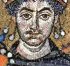 Bizans İmparatorluğu: İmparator I. Justinianus ve maiyeti, Ravenna San Vitale Kilisesi mozaiği