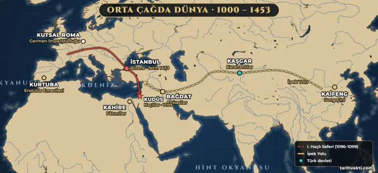 Orta Çağda Dünya haritası